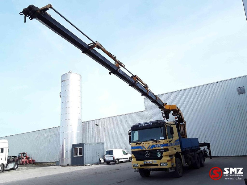 Mercedes-Benz Actros 3340 6x6 Effer 680 6s ext/remote 338'km - Platforminis/ Bortinis sunkvežimis, Sunkvežimis su kranu: foto 5 Mercedes-Benz Actros 3340 6x6 Effer 680 6s ext/remote 338'km - Platforminis/ Bortinis sunkvežimis, Sunkvežimis su kranu: foto 5
