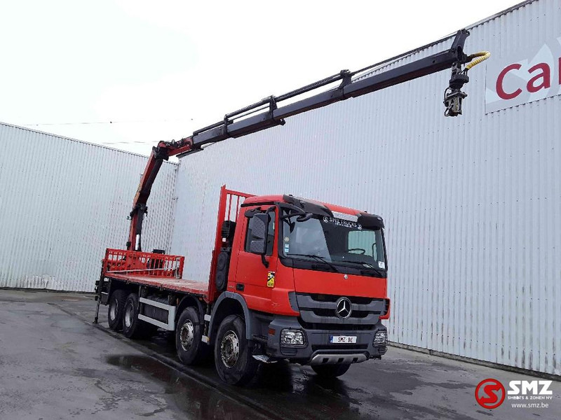 Mercedes-Benz Actros 4144 Palfinger Pk22002Eh 4 ext remote - Platforminis/ Bortinis sunkvežimis, Sunkvežimis su kranu: foto 1 Mercedes-Benz Actros 4144 Palfinger Pk22002Eh 4 ext remote - Platforminis/ Bortinis sunkvežimis, Sunkvežimis su kranu: foto 1