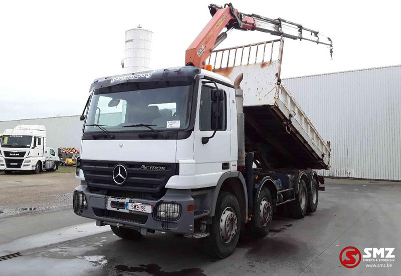 Mercedes-Benz Actros 4144 palfinber pk2002/4Ext remote - Savivartis sunkvežimis, Sunkvežimis su kranu: foto 3 Mercedes-Benz Actros 4144 palfinber pk2002/4Ext remote - Savivartis sunkvežimis, Sunkvežimis su kranu: foto 3