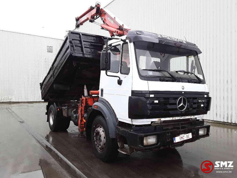 Mercedes-Benz SK 1824 lames grue Atlas Ak 80-1 - Savivartis sunkvežimis, Sunkvežimis su kranu: foto 1 Mercedes-Benz SK 1824 lames grue Atlas Ak 80-1 - Savivartis sunkvežimis, Sunkvežimis su kranu: foto 1