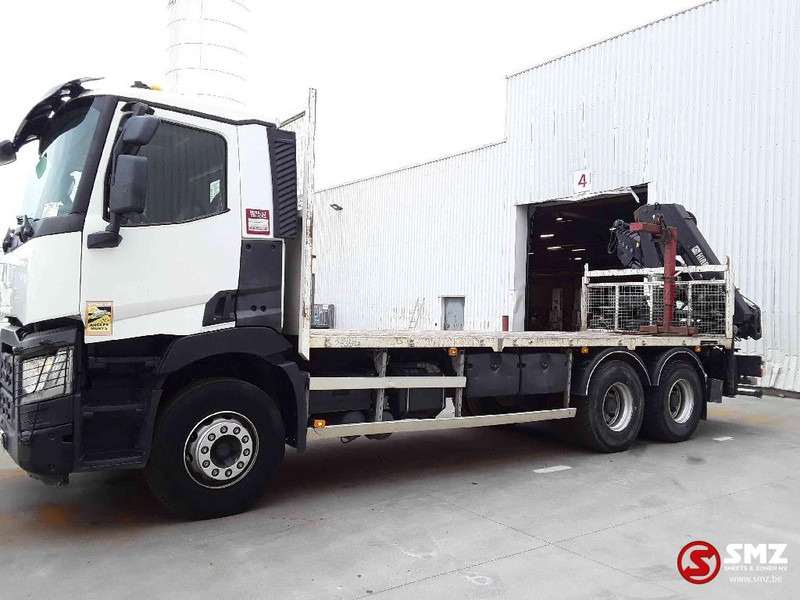 Renault C 380 hiab 188-3 remote - Platforminis/ Bortinis sunkvežimis, Sunkvežimis su kranu: foto 5 Renault C 380 hiab 188-3 remote - Platforminis/ Bortinis sunkvežimis, Sunkvežimis su kranu: foto 5