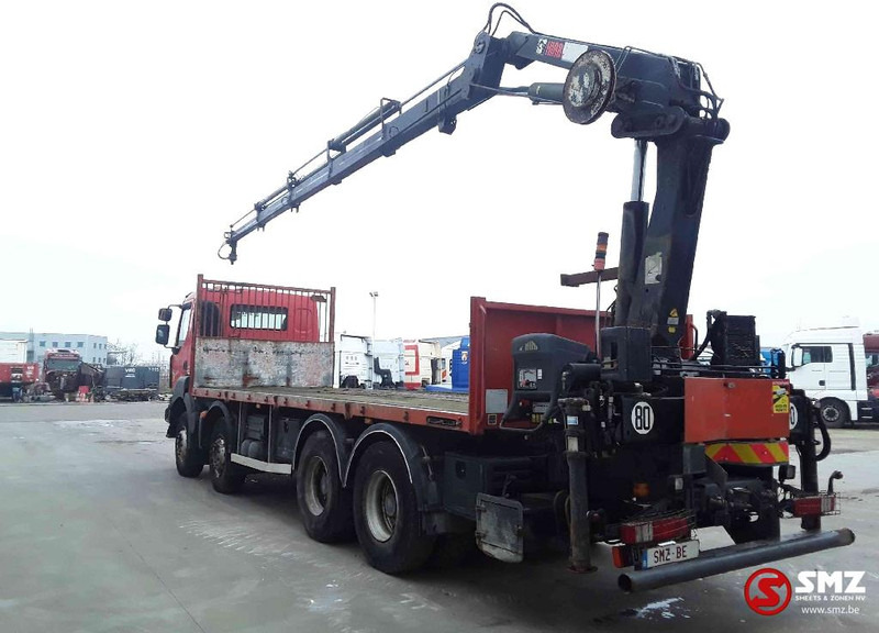 Platforminis/ Bortinis sunkvežimis, Sunkvežimis su kranu Renault Kerax 410 DXI hiab 200/4 +remote: foto 11