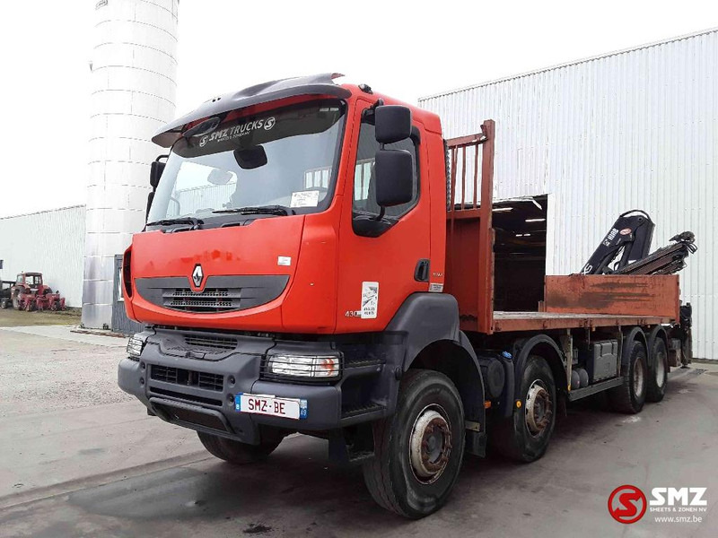 Renault Kerax 430 hiab 166 B- +remote - Platforminis/ Bortinis sunkvežimis, Sunkvežimis su kranu: foto 3 Renault Kerax 430 hiab 166 B- +remote - Platforminis/ Bortinis sunkvežimis, Sunkvežimis su kranu: foto 3