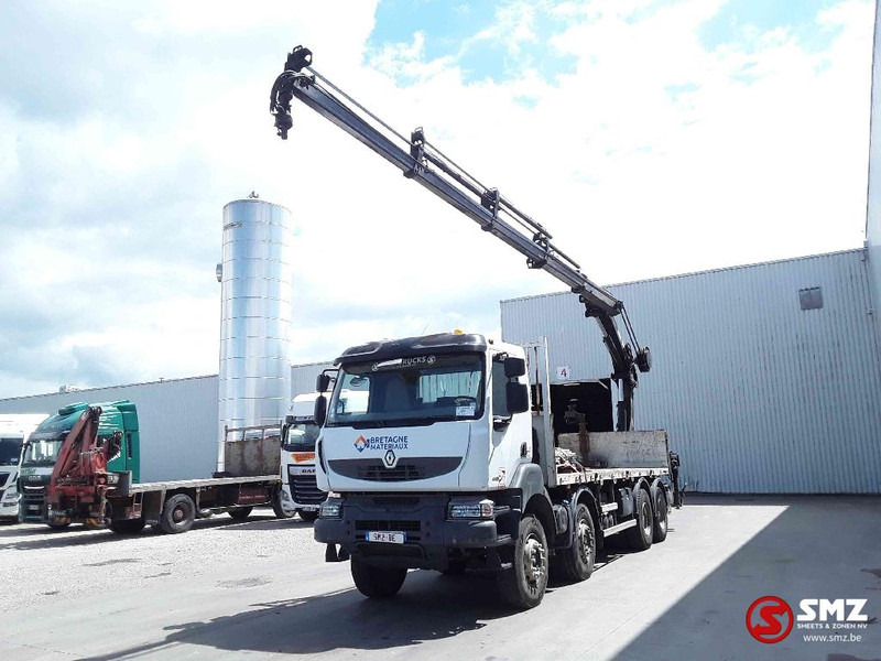 Renault Kerax 430 hiab 211 /4 +remote - Platforminis/ Bortinis sunkvežimis, Sunkvežimis su kranu: foto 3 Renault Kerax 430 hiab 211 /4 +remote - Platforminis/ Bortinis sunkvežimis, Sunkvežimis su kranu: foto 3
