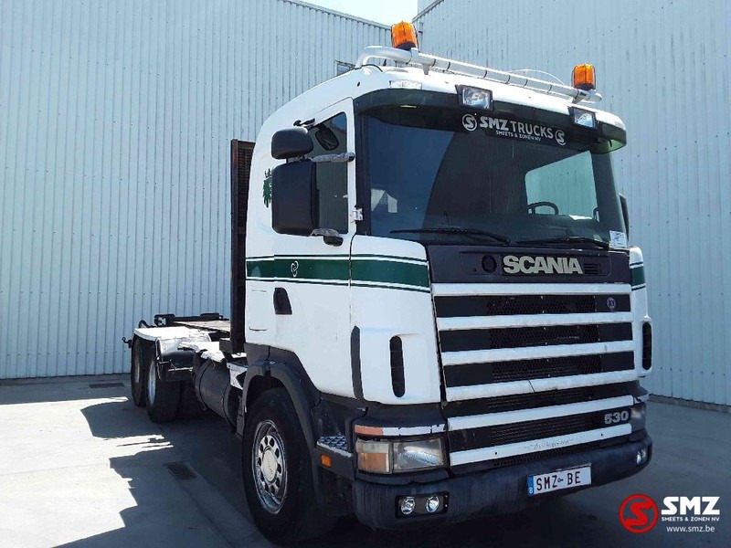 Scania 144 530 6x4 manual pump - Platforminis/ Bortinis sunkvežimis: foto 1 Scania 144 530 6x4 manual pump - Platforminis/ Bortinis sunkvežimis: foto 1
