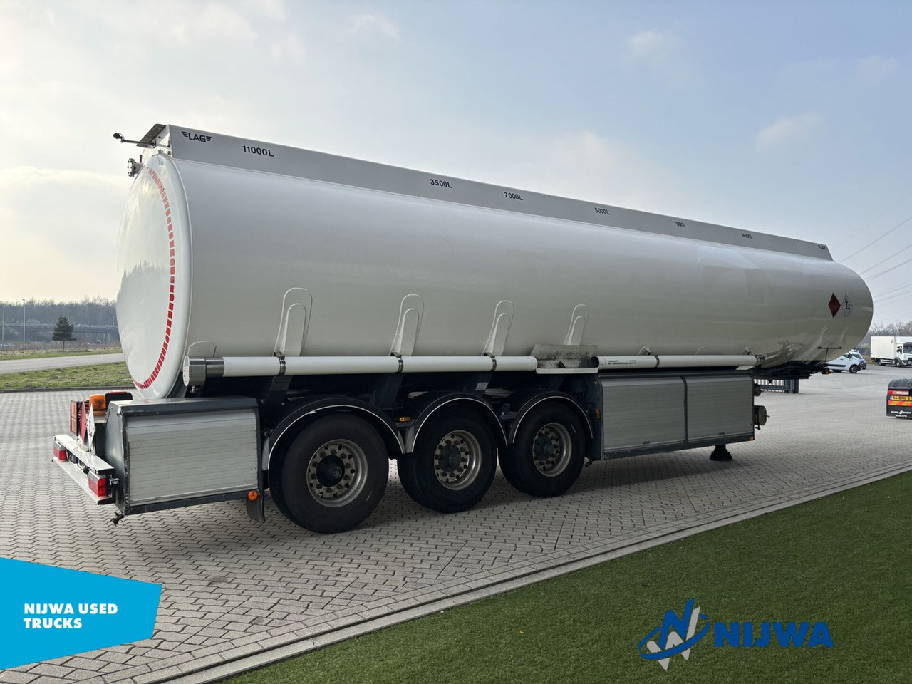 Lag O-3-43 Valid ADR + 47.500 L - Puspriekabė cisterna: foto 3 Lag O-3-43 Valid ADR + 47.500 L - Puspriekabė cisterna: foto 3