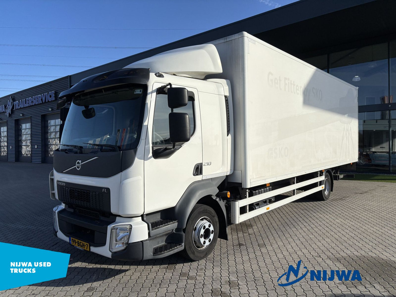 Volvo FL 210 4x2 Laadklep + Zijdeur - Furgonas sunkvežimis: foto 1 Volvo FL 210 4x2 Laadklep + Zijdeur - Furgonas sunkvežimis: foto 1