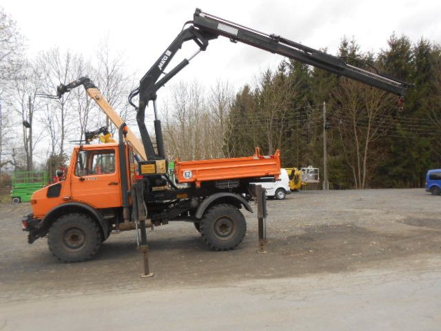 Mercedes-Benz U1450 427/11 mit Kran - Savivartis sunkvežimis, Sunkvežimis su kranu: foto 2 Mercedes-Benz U1450 427/11 mit Kran - Savivartis sunkvežimis, Sunkvežimis su kranu: foto 2