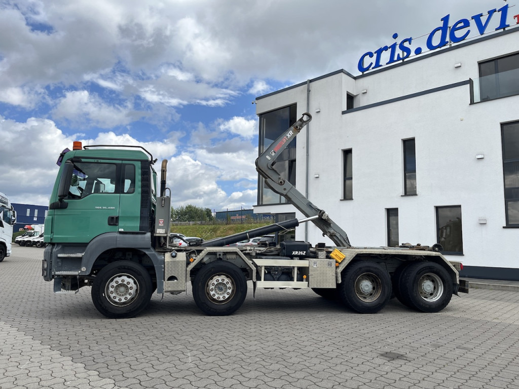 MAN TGS 35.480 8x4 Abrollkipper Hiab Multilift AHK - Hook-lift sunkvežimis: foto 5 MAN TGS 35.480 8x4 Abrollkipper Hiab Multilift AHK - Hook-lift sunkvežimis: foto 5