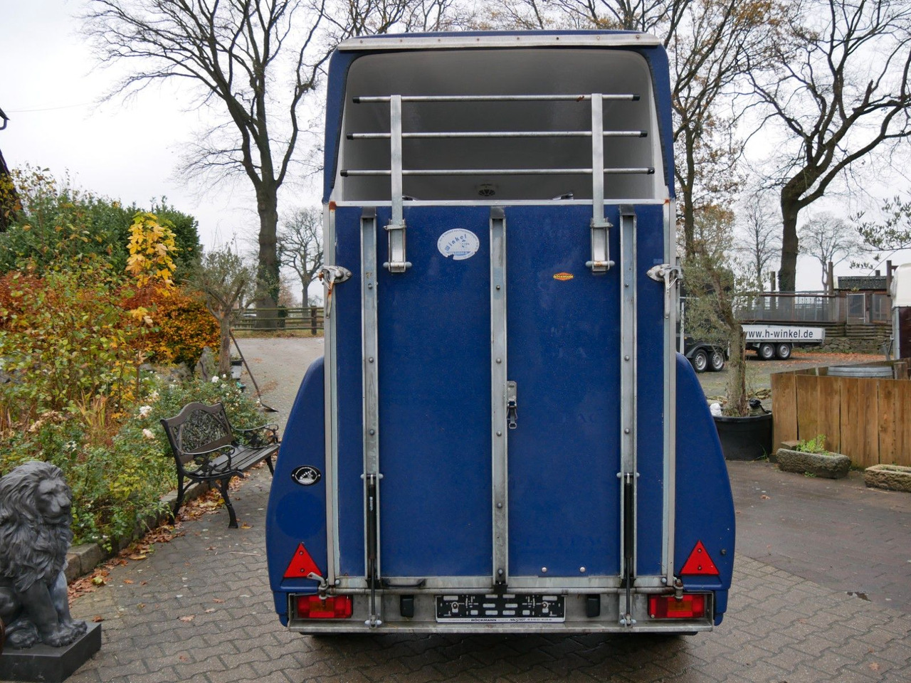 Böckmann Uno schwenkbare Klappe Fohlengitter - Gyvulių pervežimo priekaba: foto 2 Böckmann Uno schwenkbare Klappe Fohlengitter - Gyvulių pervežimo priekaba: foto 2