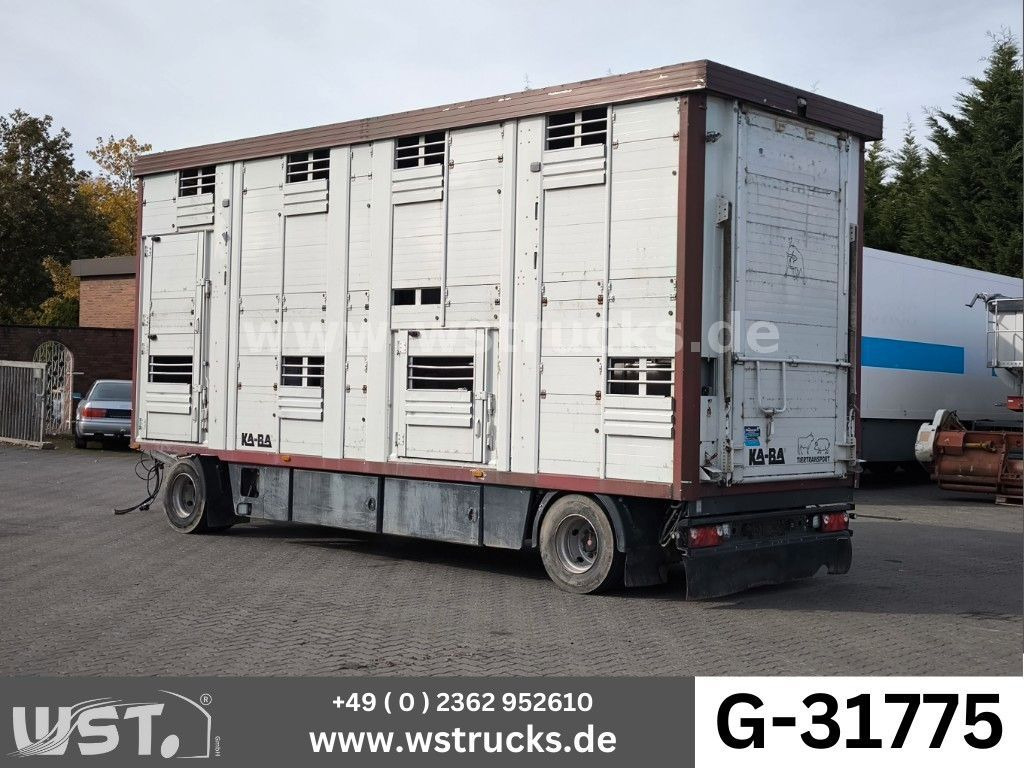 KABA 2 Stock Hubdach Vollalu 7,30m Viehanhänger - Gyvulių pervežimo priekaba: foto 1 KABA 2 Stock Hubdach Vollalu 7,30m Viehanhänger - Gyvulių pervežimo priekaba: foto 1
