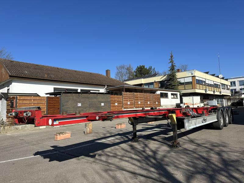 Fliegl 15 m extralang.Containerchassis f. 2 Wechselbrücken - Konteineris-vežimus/ Sukeisti kūną puspriekabė: foto 2 Fliegl 15 m extralang.Containerchassis f. 2 Wechselbrücken - Konteineris-vežimus/ Sukeisti kūną puspriekabė: foto 2