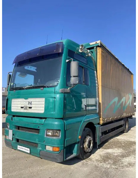 MAN TGA 18.310 BL XXL Jumbo Pritsche Schiebepl. - Tentinis sunkvežimis: foto 1 MAN TGA 18.310 BL XXL Jumbo Pritsche Schiebepl. - Tentinis sunkvežimis: foto 1
