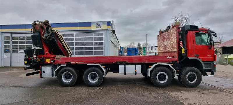 Mercedes-Benz AK 8X8 FASSI 660 EINZELBER SEILWINDE - Sunkvežimis su kranu: foto 2 Mercedes-Benz AK 8X8 FASSI 660 EINZELBER SEILWINDE - Sunkvežimis su kranu: foto 2