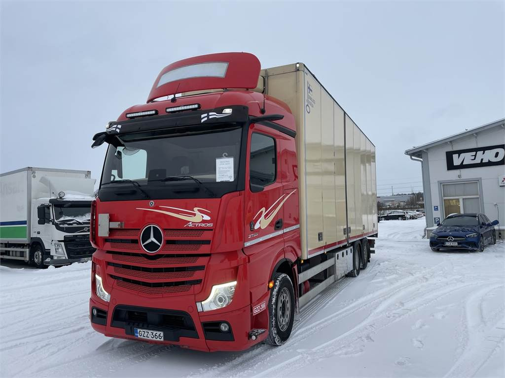 Mercedes-Benz Actros 5L 2553L Piako KSA rahtikori 9,5M - Furgonas sunkvežimis: foto 1 Mercedes-Benz Actros 5L 2553L Piako KSA rahtikori 9,5M - Furgonas sunkvežimis: foto 1