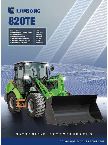LIUGONG 820 TE vollelektrisch, MIETE / RENTAL (12005253) - Ratinis krautuvas: foto 2 LIUGONG 820 TE vollelektrisch, MIETE / RENTAL (12005253) - Ratinis krautuvas: foto 2