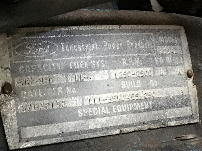 Ford 2714E POMP 550 BAR USED - Vandens siurblys: foto 5 Ford 2714E POMP 550 BAR USED - Vandens siurblys: foto 5