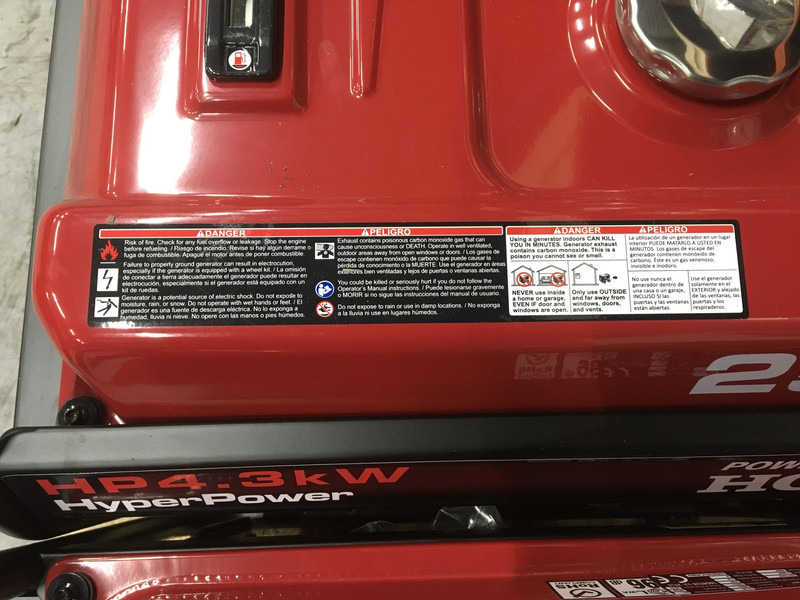 Honda HP 4.3KW GENERATOR NEW - Elektrinis generatorius: foto 2 Honda HP 4.3KW GENERATOR NEW - Elektrinis generatorius: foto 2