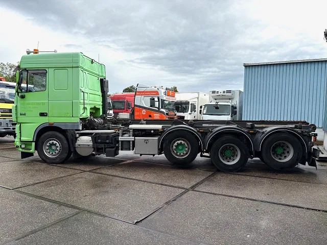 DAF XF 105.460 8x2 CHASSIS WITH MULTILIFT SYSTEM (ZF16 MANUAL GEARBOX / MX-BRAKE / 9.000 KG. FRONT-AXLE / LIFT-AXLES / FRIDGE / ETC. - Konteineris-vežimus/ Sukeisti kūną sunkvežimis: foto 5 DAF XF 105.460 8x2 CHASSIS WITH MULTILIFT SYSTEM (ZF16 MANUAL GEARBOX / MX-BRAKE / 9.000 KG. FRONT-AXLE / LIFT-AXLES / FRIDGE / ETC. - Konteineris-vežimus/ Sukeisti kūną sunkvežimis: foto 5