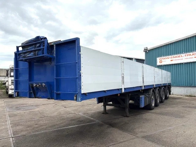 Kwb KWB P-504-STI-H 4-AXLE FLATBED TRAILER (SAF AXLES / 2x STEERING AXLE / 2x LIFT-AXLE / ALUMINIUM SIDE BORDS /ABS-EBS) - Platforminė/ Bortinė puspriekabė: foto 1 Kwb KWB P-504-STI-H 4-AXLE FLATBED TRAILER (SAF AXLES / 2x STEERING AXLE / 2x LIFT-AXLE / ALUMINIUM SIDE BORDS /ABS-EBS) - Platforminė/ Bortinė puspriekabė: foto 1