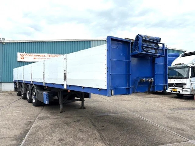 Kwb KWB P-504-STI-H 4-AXLE FLATBED TRAILER (SAF AXLES / 2x STEERING AXLE / 2x LIFT-AXLE / ALUMINIUM SIDE BORDS /ABS-EBS) - Platforminė/ Bortinė puspriekabė: foto 2 Kwb KWB P-504-STI-H 4-AXLE FLATBED TRAILER (SAF AXLES / 2x STEERING AXLE / 2x LIFT-AXLE / ALUMINIUM SIDE BORDS /ABS-EBS) - Platforminė/ Bortinė puspriekabė: foto 2