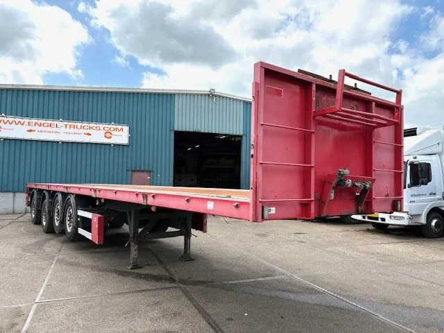 Kwb P-504-STI-H 4-AXLE FLATBED TRAILER (SAF AXLES / 2x STEERING AXLE / 2x LIFT-AXLE / ABS-EBS) - Platforminė/ Bortinė puspriekabė: foto 2 Kwb P-504-STI-H 4-AXLE FLATBED TRAILER (SAF AXLES / 2x STEERING AXLE / 2x LIFT-AXLE / ABS-EBS) - Platforminė/ Bortinė puspriekabė: foto 2