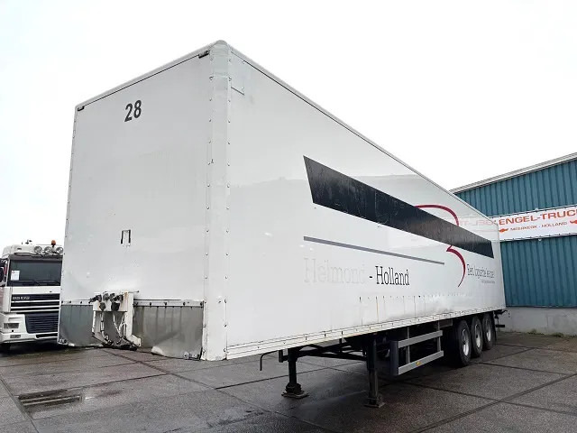 Pacton / JUMBO 3-AXLE CLOSED BOX WITH FULL STEEL CHASSIS (BPW-AXLES / DRUM BRAKES / ABS BRAKE SYSTEM / 13.60 METER) - Furgonas puspriekabė: foto 1 Pacton / JUMBO 3-AXLE CLOSED BOX WITH FULL STEEL CHASSIS (BPW-AXLES / DRUM BRAKES / ABS BRAKE SYSTEM / 13.60 METER) - Furgonas puspriekabė: foto 1