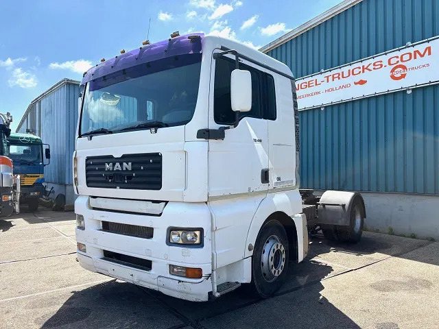 MAN TGA 18.410 BLS XL (6-CILINDERHEADS) (ZF16 MANUAL GEARBOX / ZF-INTARDER / P.T.O.) - Vilkikas: foto 1 MAN TGA 18.410 BLS XL (6-CILINDERHEADS) (ZF16 MANUAL GEARBOX / ZF-INTARDER / P.T.O.) - Vilkikas: foto 1