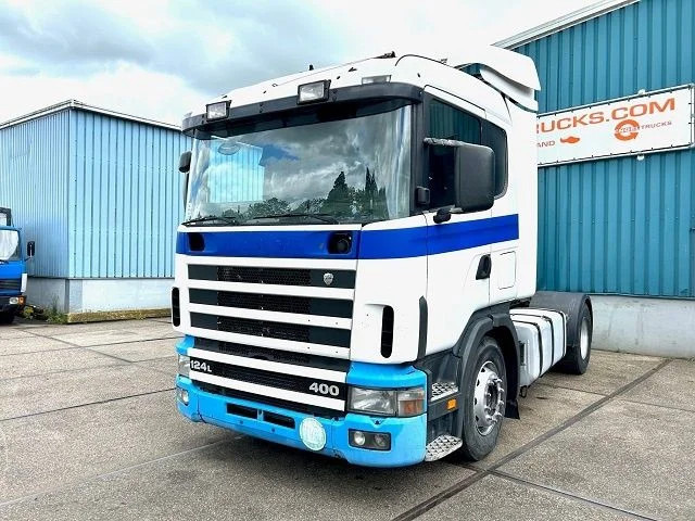 Scania R124-400 L 4x2 SLEEPERCAB ADR/VLG (2 FUEL LINES!!) (EURO 2 / 12 GEARS MANUAL GEARBOX / RETARDER / BLOWER / P.T.O. / AIRCONDITION - Vilkikas: foto 1 Scania R124-400 L 4x2 SLEEPERCAB ADR/VLG (2 FUEL LINES!!) (EURO 2 / 12 GEARS MANUAL GEARBOX / RETARDER / BLOWER / P.T.O. / AIRCONDITION - Vilkikas: foto 1