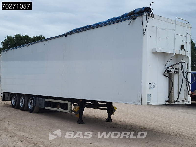 Carnehl CSS/AL 3 axles 92m3 Lift Axle Door in headboard - Su slankiojanciomis grindimis puspriekabė: foto 3 Carnehl CSS/AL 3 axles 92m3 Lift Axle Door in headboard - Su slankiojanciomis grindimis puspriekabė: foto 3