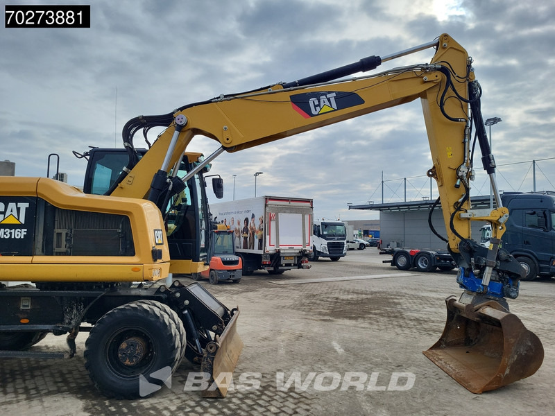 Ratinis ekskavatorius Caterpillar M316 F TILT ROTATOR - 3 BUCKETS: foto 8