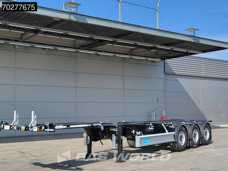 D-Tec VCC-01 3 axles NEW Liftachse Multi' 45ft Liftachse - Konteineris-vežimus/ Sukeisti kūną puspriekabė: foto 1 D-Tec VCC-01 3 axles NEW Liftachse Multi' 45ft Liftachse - Konteineris-vežimus/ Sukeisti kūną puspriekabė: foto 1