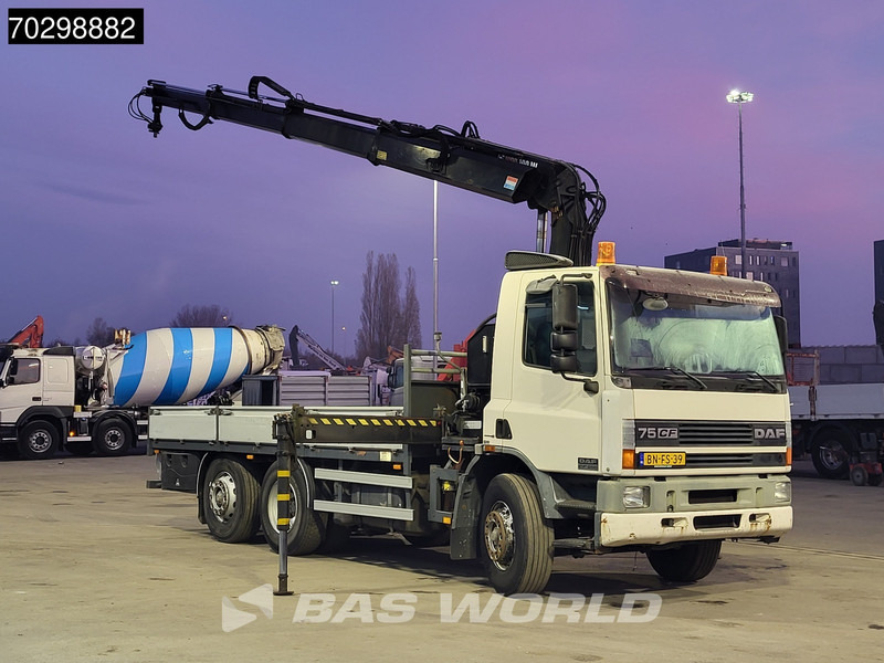 DAF 75CF.250 CF 6X2 HIAB 190W3 Crane Kran Remote Rotator Steering Axle Automatic Euro 3 - Platforminis/ Bortinis sunkvežimis, Sunkvežimis su kranu: foto 3 DAF 75CF.250 CF 6X2 HIAB 190W3 Crane Kran Remote Rotator Steering Axle Automatic Euro 3 - Platforminis/ Bortinis sunkvežimis, Sunkvežimis su kranu: foto 3