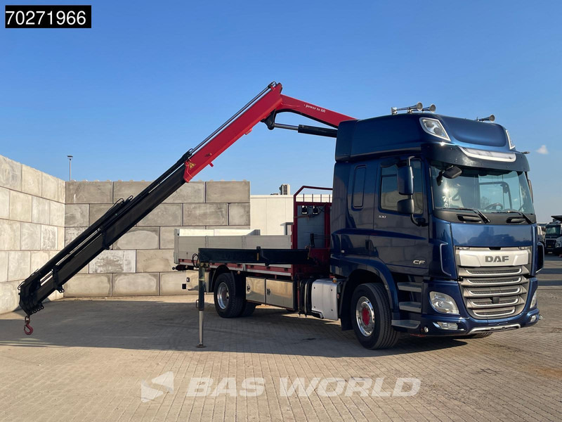 DAF CF 530 4X2 HMF 1820-RC Kran Crane Retarder Space cab Euro 6 - Platforminis/ Bortinis sunkvežimis, Sunkvežimis su kranu: foto 5 DAF CF 530 4X2 HMF 1820-RC Kran Crane Retarder Space cab Euro 6 - Platforminis/ Bortinis sunkvežimis, Sunkvežimis su kranu: foto 5