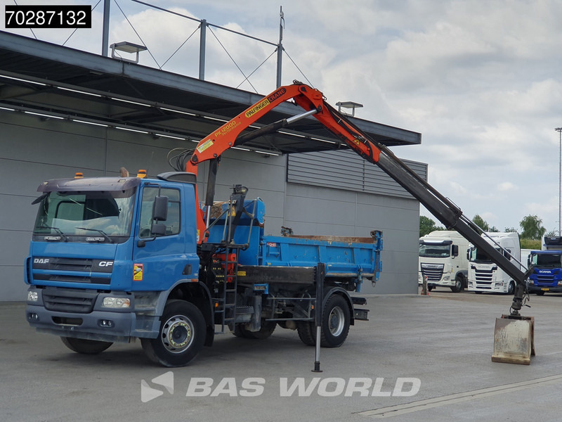 DAF CF75.310 4X2 Palfinger PK12000 Kran Crane 7m3 tipper Big-Axle Steelsuspension Euro 3 - Savivartis sunkvežimis, Sunkvežimis su kranu: foto 5 DAF CF75.310 4X2 Palfinger PK12000 Kran Crane 7m3 tipper Big-Axle Steelsuspension Euro 3 - Savivartis sunkvežimis, Sunkvežimis su kranu: foto 5