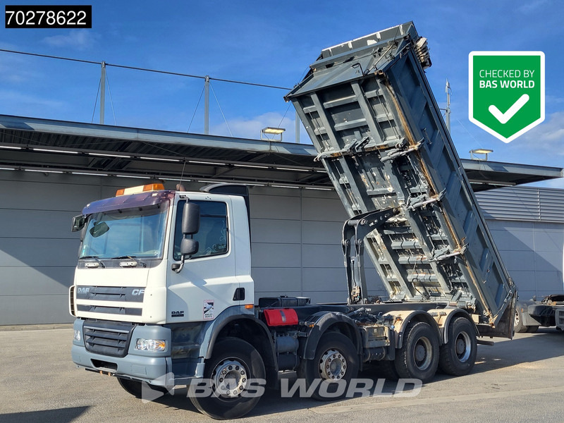 DAF CF85.410 8X4 13m3 Meiller 2-side tipper Big-Axle steel suspension Automatic Euro 4 - Savivartis sunkvežimis: foto 1 DAF CF85.410 8X4 13m3 Meiller 2-side tipper Big-Axle steel suspension Automatic Euro 4 - Savivartis sunkvežimis: foto 1