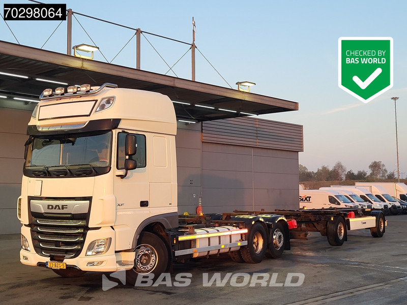 DAF XF 450 XF 6X2 NL-Truck Combi Retarder 2xTanks Lift-axle Standairco ACC Euro 6 - Konteineris-vežimus/ Sukeisti kūną sunkvežimis: foto 1 DAF XF 450 XF 6X2 NL-Truck Combi Retarder 2xTanks Lift-axle Standairco ACC Euro 6 - Konteineris-vežimus/ Sukeisti kūną sunkvežimis: foto 1