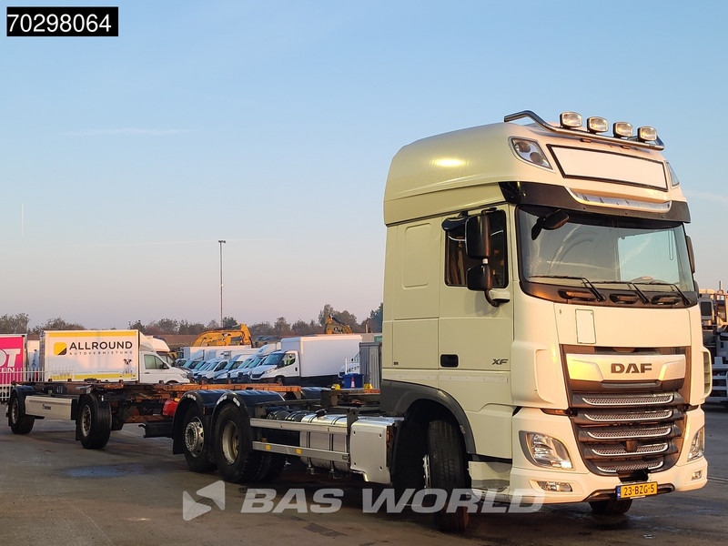 DAF XF 450 XF 6X2 NL-Truck Combi Retarder 2xTanks Lift-axle Standairco ACC Euro 6 - Konteineris-vežimus/ Sukeisti kūną sunkvežimis: foto 3 DAF XF 450 XF 6X2 NL-Truck Combi Retarder 2xTanks Lift-axle Standairco ACC Euro 6 - Konteineris-vežimus/ Sukeisti kūną sunkvežimis: foto 3