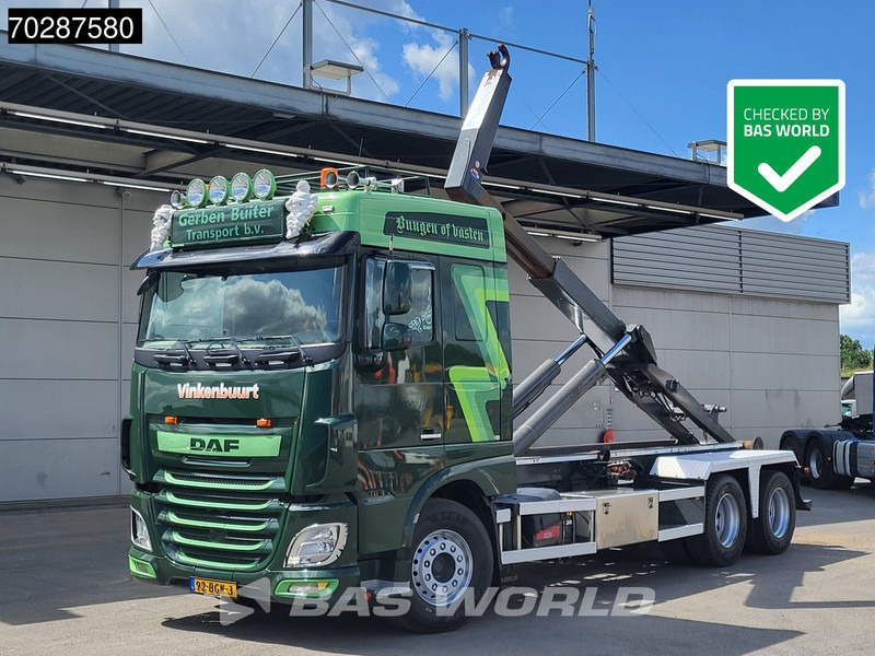 DAF XF 460 XF 6X2 NL-Truck VDL S-25-6400 Hooklift Liftaxle Manual Navi ACC Euro 6 - Hook-lift sunkvežimis: foto 1 DAF XF 460 XF 6X2 NL-Truck VDL S-25-6400 Hooklift Liftaxle Manual Navi ACC Euro 6 - Hook-lift sunkvežimis: foto 1