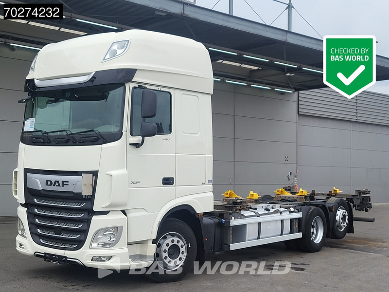 DAF XF 480 6X2 SSC FAN Retarder 2xTanks Lift-Lenkachse ACC LED Euro 6 - Konteineris-vežimus/ Sukeisti kūną sunkvežimis: foto 1 DAF XF 480 6X2 SSC FAN Retarder 2xTanks Lift-Lenkachse ACC LED Euro 6 - Konteineris-vežimus/ Sukeisti kūną sunkvežimis: foto 1