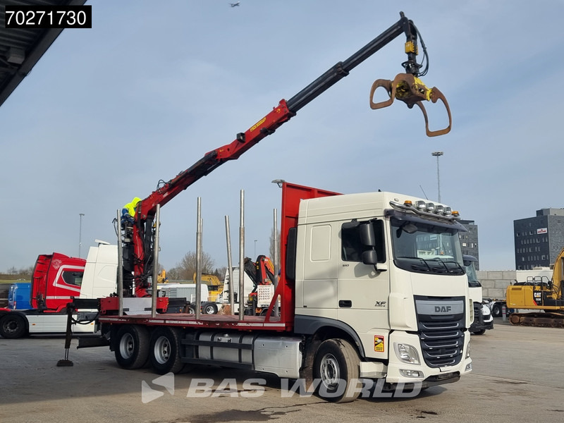 DAF XF 510 6X4 Jonsered Z-Crane SC ACC Retarder Euro 6 - Miškovežis, Sunkvežimis su kranu: foto 3 DAF XF 510 6X4 Jonsered Z-Crane SC ACC Retarder Euro 6 - Miškovežis, Sunkvežimis su kranu: foto 3