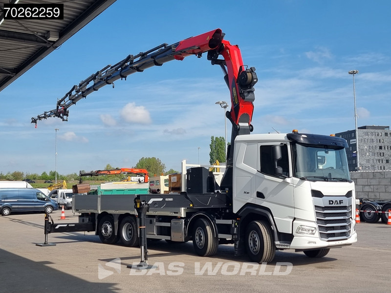 DAF XF 530 8X2 NEW Palfinger PK580 TEC Crane 8 + 4 Fly-jib Winch Retarder Lift+Lenkasche - Platforminis/ Bortinis sunkvežimis, Sunkvežimis su kranu: foto 3 DAF XF 530 8X2 NEW Palfinger PK580 TEC Crane 8 + 4 Fly-jib Winch Retarder Lift+Lenkasche - Platforminis/ Bortinis sunkvežimis, Sunkvežimis su kranu: foto 3
