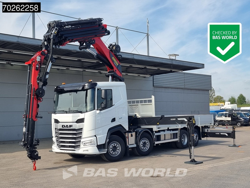 DAF XF 530 8X2 NEW Palfinger PK580 TEC Kran Crane Fly-Jib 2.5t Winch Lift+Lenkasche Retarder - Platforminis/ Bortinis sunkvežimis, Sunkvežimis su kranu: foto 1 DAF XF 530 8X2 NEW Palfinger PK580 TEC Kran Crane Fly-Jib 2.5t Winch Lift+Lenkasche Retarder - Platforminis/ Bortinis sunkvežimis, Sunkvežimis su kranu: foto 1