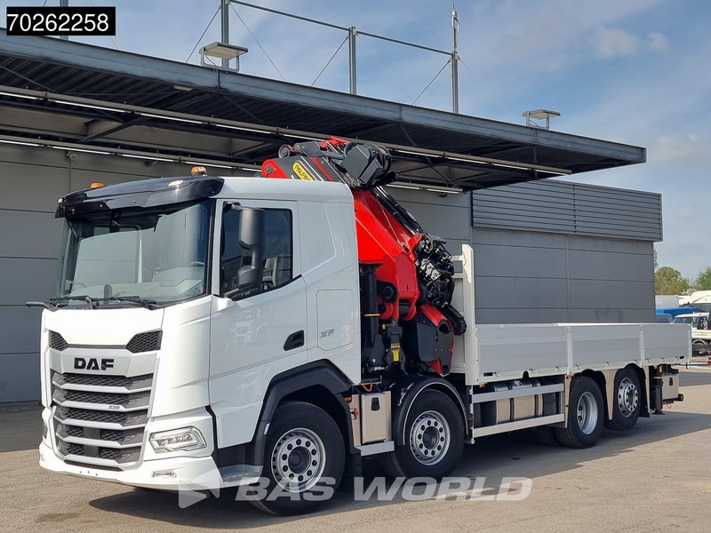 DAF XF 530 8X2 NEW Palfinger PK580 TEC Kran Crane Fly-Jib 2.5t Winch Lift+Lenkasche Retarder - Platforminis/ Bortinis sunkvežimis, Sunkvežimis su kranu: foto 2 DAF XF 530 8X2 NEW Palfinger PK580 TEC Kran Crane Fly-Jib 2.5t Winch Lift+Lenkasche Retarder - Platforminis/ Bortinis sunkvežimis, Sunkvežimis su kranu: foto 2