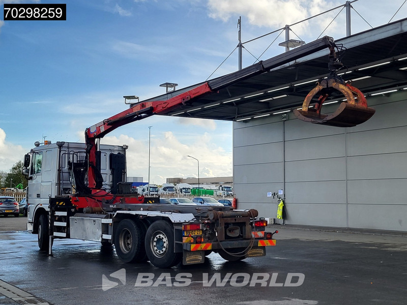 DAF XF105.410 XF 6X2 NL-Truck HMF 1643 Z2 Crane 24T Container system Lift+Steering-Axle Euro 5 - Sunkvežimis - kabelių sistema, Sunkvežimis su kranu: foto 2 DAF XF105.410 XF 6X2 NL-Truck HMF 1643 Z2 Crane 24T Container system Lift+Steering-Axle Euro 5 - Sunkvežimis - kabelių sistema, Sunkvežimis su kranu: foto 2