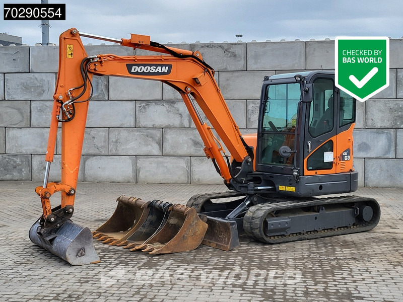 Doosan DX63-3 - Mini ekskavatorius: foto 1 Doosan DX63-3 - Mini ekskavatorius: foto 1