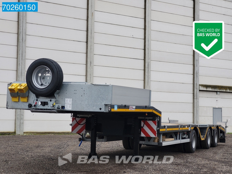 Faymonville MAX100-N-3A-9.30-RM 3 axles NEW 475cm Extendable Lift+Lenkachse - Žemo profilio platforma puspriekabė: foto 1 Faymonville MAX100-N-3A-9.30-RM 3 axles NEW 475cm Extendable Lift+Lenkachse - Žemo profilio platforma puspriekabė: foto 1