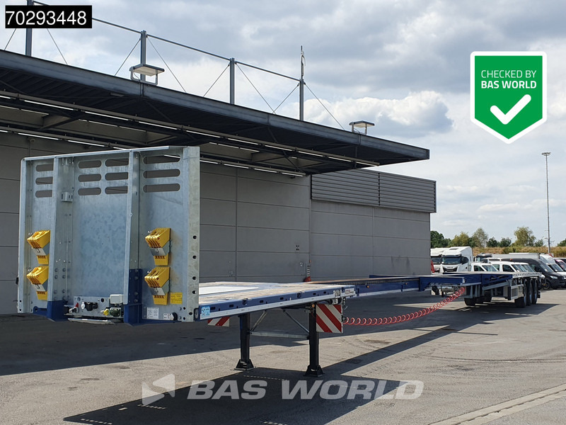 Faymonville MAX210-Z-3AA-13.60-22.5-2.54 3 axles 29M 2x extendable 3x steering axle twistlocks - Žemo profilio platforma puspriekabė: foto 1 Faymonville MAX210-Z-3AA-13.60-22.5-2.54 3 axles 29M 2x extendable 3x steering axle twistlocks - Žemo profilio platforma puspriekabė: foto 1