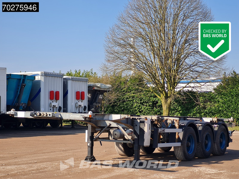 Groenewegen Liftachse - Konteineris-vežimus/ Sukeisti kūną puspriekabė: foto 1 Groenewegen Liftachse - Konteineris-vežimus/ Sukeisti kūną puspriekabė: foto 1