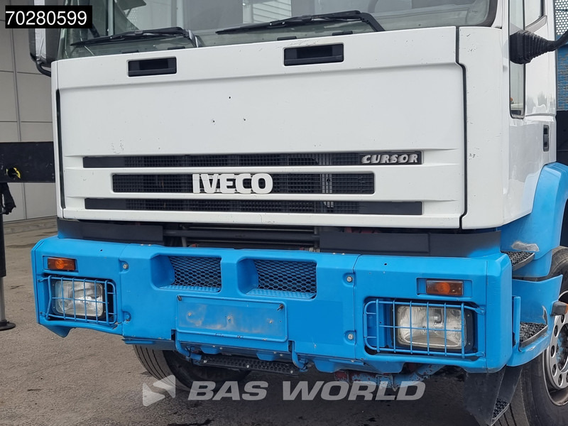 Platforminis/ Bortinis sunkvežimis, Sunkvežimis su kranu Iveco EuroTrakker 310 6X4 Palfinger PK36002 Kran Crane Manual Big-Axle Euro 3: foto 13